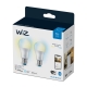 PHILIPS WiZ bulb A60 8W/60W E27 TW 806lm Dim 2-pack
