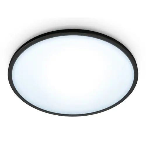 PHILIPS WiZ ceiling light LED Superslim 14W 1300lm/827-65 IP20; black