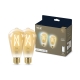 PHILIPS WiZ filam.bulb ST64 6.7W/60W E27 640lm TW Dim 2-pack