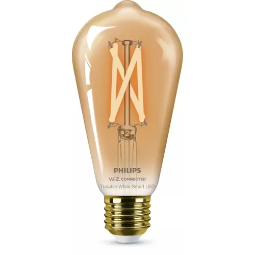 PHILIPS WiZ filament bulb ST64 7W/50W E27 TW 640lm Dim