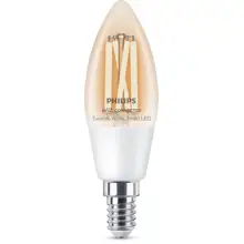 PHILIPS WiZ filament candle B35 4.9W/40W E14 TW 470lm Dim