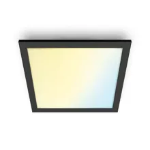 PHILIPS WiZ light panel LED CeilingSQ 36W 3400lm/827-65 IP20; black 60x60