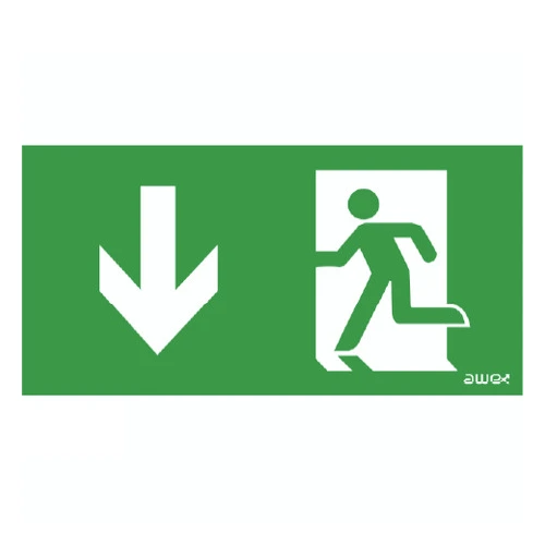 Pictogram P26 LEFT DOWN LEFT (100x300m) small