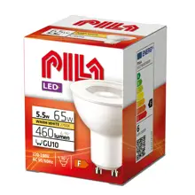 PILA LED reflector PAR16 5.5W/65W GU10 2700K 460lm/36° NonDim 15Y