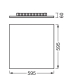 PLANON FRAMELESS 600X600 40W 830   LEDV