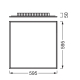 PLANON PLUS 600X600 40W 840        LEDV