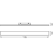 PLANON™ Frameless 1200x100mm 30W 830 White