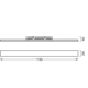 PLANON™ Frameless 1200x300mm 40W 830 White