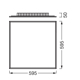 PLANON™ Plus 600x600mm 40W 830 White