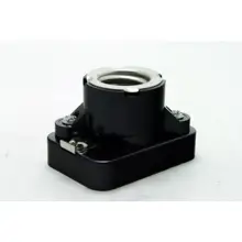 PLASTIC socket, built-in E14 black