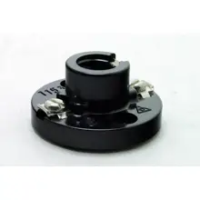 PLATE socket plastic. E10 black