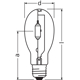 POWERSTAR HQI®-E clear 400 W/N CL
