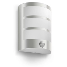 Python IR wall lantern inox 1x6W 230V