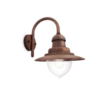 Raindrop wall lantern bronze 1x60W 230V