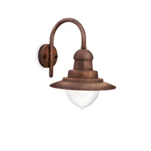 Raindrop wall lantern bronze 1x60W 230V