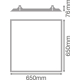 RECESSED MOUNT FRAME 625 RECESSED MOUNT FRAME