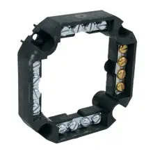 S-96 - terminal plate, configuration FB, black color, package - 10/120 pcs