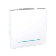 Schneider ANYA switch 1-pole. orientation.shift light 1So polar