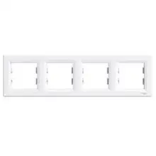 Schneider ASFORA frame cover quadruple POLAR