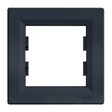 Schneider ASFORA frame cover single ANTRACIT