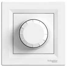 Schneider ASFORA komplet jednonásobný stmívač.otočný POLAR