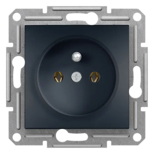 Schneider ASFORA set single plug-in mains 2P+PE ANTRACIT IP20