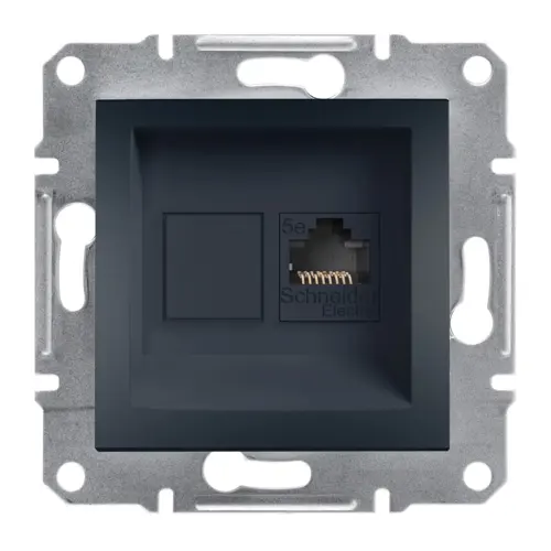 Schneider ASFORA set single socket data RJ45 ANTRACIT