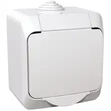 Schneider CEDAR PLUS socket. 230V 16A 2P+PE IP44 white