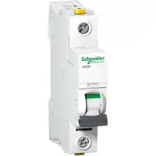 Schneider circuit breaker iC60H 1-pole. 6A B 10kA