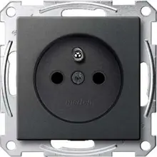 Schneider MERTEN plug-in network system-M 2P/PE 16A 250V screwless. Anthracite