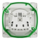 Schneider MUREVA socket. 230V 16A 2P+PE IP55 white