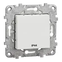 Schneider N.UNICA movement 2 module switch. AC c.6 IP44 ; white