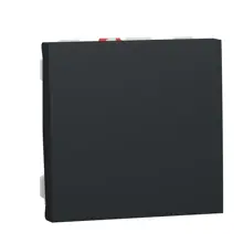 Schneider N.UNICA movement 2 module switch. alternating c.6 ; anthracite