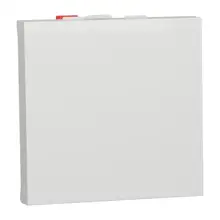 Schneider N.UNICA movement 2 module switch. alternating c.6 ; white