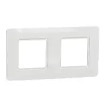 Schneider N.UNICA.Studio.Outline double cover frame; white