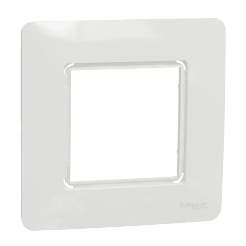 Schneider N.UNICA.Studio.Outline single cover frame; white 10-pack