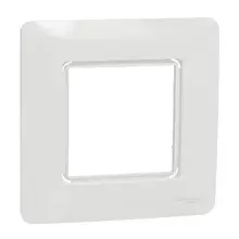 Schneider N.UNICA.Studio.Outline single cover frame; white