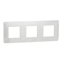 Schneider N.UNICA.Studio triple cover frame; white