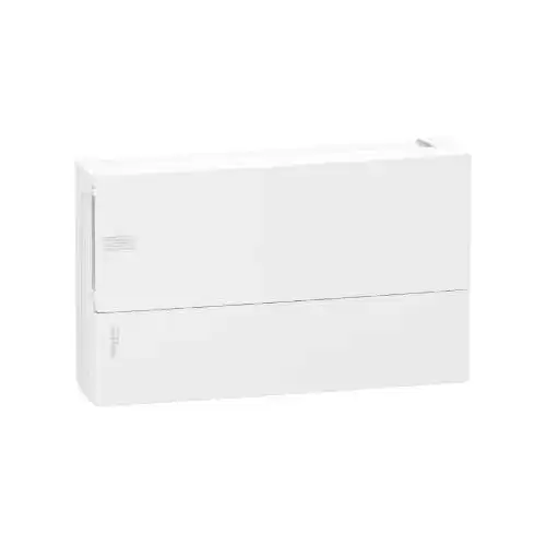 Schneider rozvodnice.na.omítku Mini.Pragma 18mod. IP40 plná.dvířka bílá N/PE