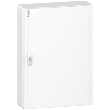 #Schneider rozvodnice.na.omítku Pragma 54mod. IP40 plná.dvířka bílá N/PE