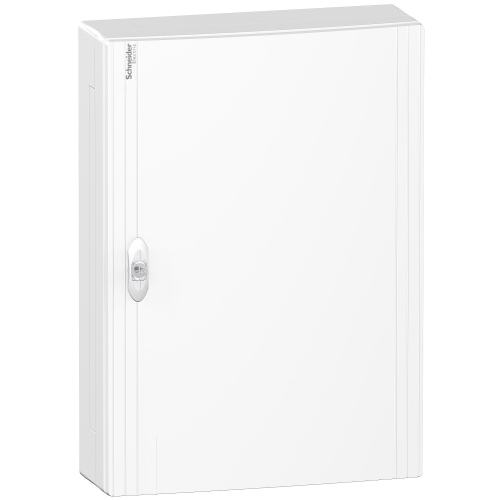 #Schneider rozvodnice.na.omítku Pragma 54mod. IP40 plná.dvířka bílá N/PE