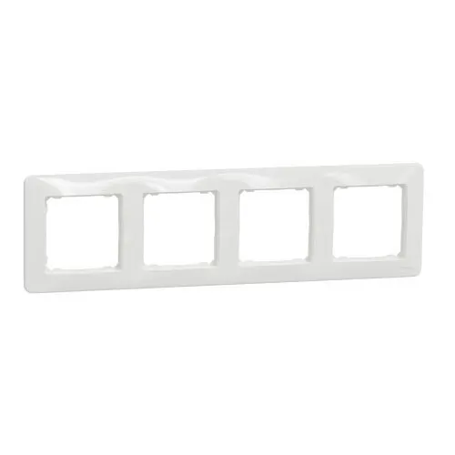 Schneider SEDNA frame. cover quadruple white