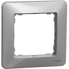Schneider SEDNA frame cover single aluminum