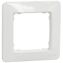 Schneider SEDNA frame. cover single white