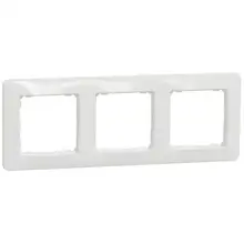 Schneider SEDNA frame. cover triple white