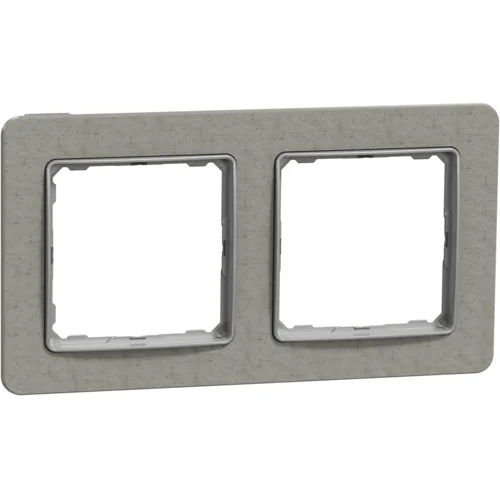 Schneider SEDNA frame.covering double concrete