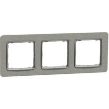 Schneider SEDNA frame.covering triple concrete