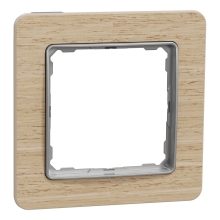 Schneider SEDNA ram.krycí jednonásobný bříza