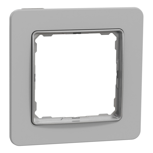 Schneider SEDNA rám.krycí jednonásobný šedý kámen