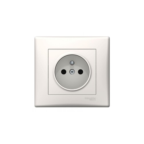 Schneider SEDNA set single plug-in 2P+PE CREAM